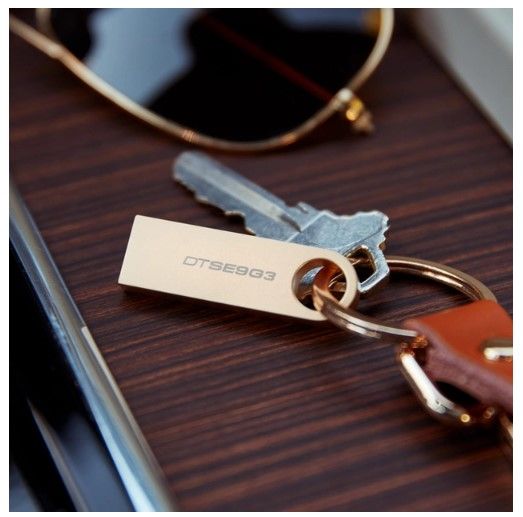 Flash Drive Kingston DT SE9 G3 128GB USB 3.2 Gold (DTSE9G3/128GB) - �������� 7