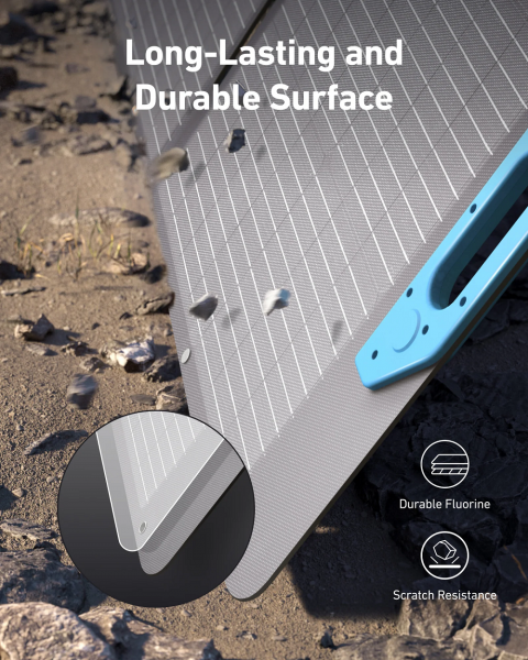 ������� ������ Anker Solix PS100 Solar Panel - 100W / 24.5V(4.1A) / XT60 / DC7909 (A24340A1) - �������� 4