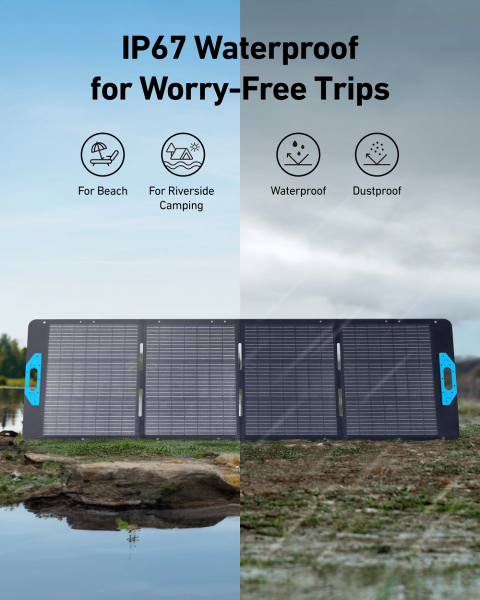 ��������� ������ Anker Solix PS200 Solar Panel - 200W / 48V(4.17A) / MC4 / XT60 (A24360A1) - �������� 3
