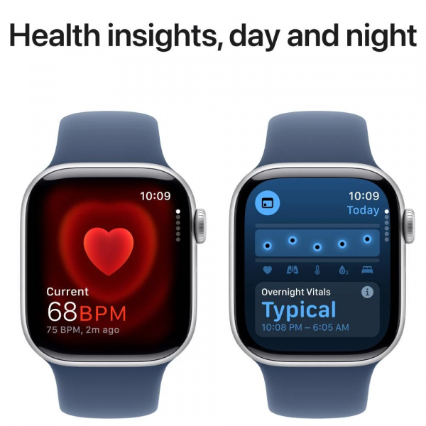 ����� ���� Apple Watch S10 GPS 46mm Silver Alum Denim Sp/b - M/L (MWWM3QH/A) - �������� 7