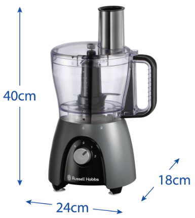 �������� ������� Russell Hobbs 27111-56 Matte Charcoal Food Processor  (25189024002) - �������� 5