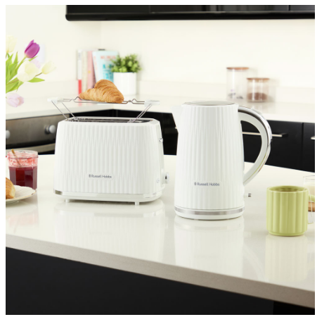 ������ Russell Hobbs 27370-56 Eden 2S Toaster White  (25199036001) - �������� 8