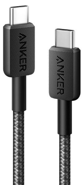 ������ Anker 322 USB-C to USB-C - 1.8m Nylon Black (A81F6G11) - �������� 1