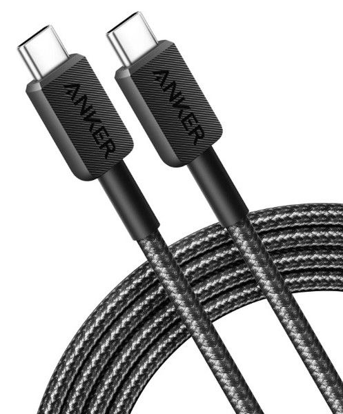 ������ Anker 322 USB-C to USB-C - 1.8m Nylon Black (A81F6G11) - �������� 3