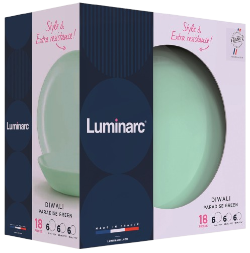 ������ Luminarc Diwali Paradise Green, 18 ��������� (V6215) - �������� 4