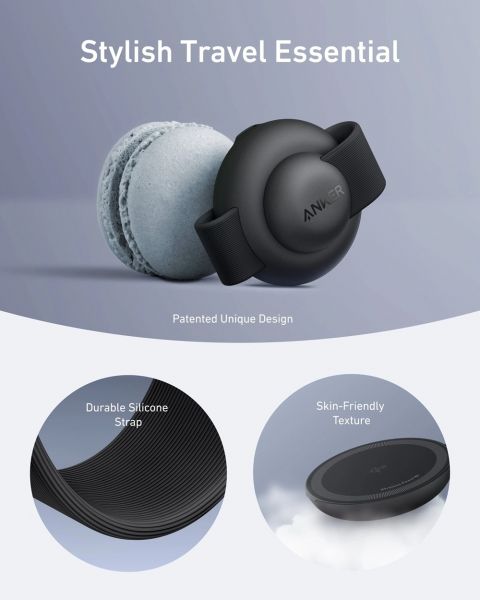 ������������ �������� ���������� Anker MagGo Wireless Charging Pad 15W 3-in-1 Foldable Black (B25M8H11) - �������� 3