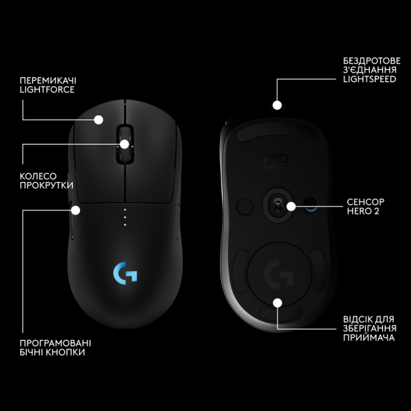 ���� Logitech G PRO 2 Wireless LIGHTSPEED - BLACK (L910-007295) - �������� 8