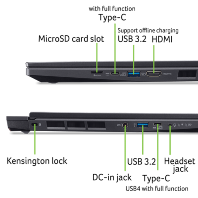 ������� Acer Nitro 14 AN14-41-R68M (NH.QSSEU.001) Obsidian Black - �������� 10