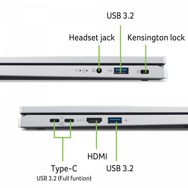 ������� Acer Aspire Go 14 AG14-32P-39ZR (NX.J3QEU.005) Pure Silver - �������� 5