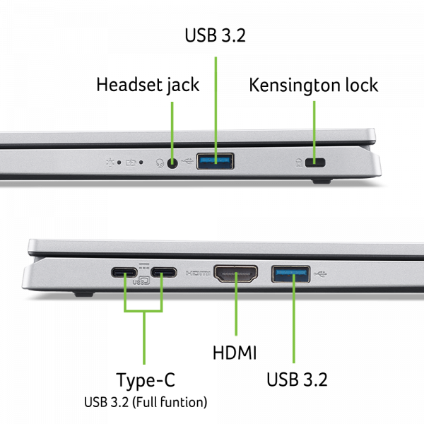 ������� Acer Aspire Go 15 AG15-21P-R9NB (NX.J8TEU.009) Pure Silver - �������� 6