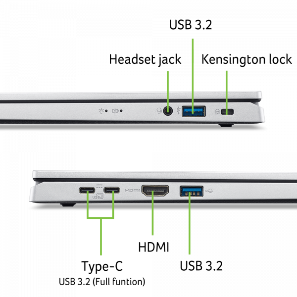 ������� Acer Aspire Go 15 AG15-32P-34UM (NX.J8XEU.001) Pure Silver - �������� 6