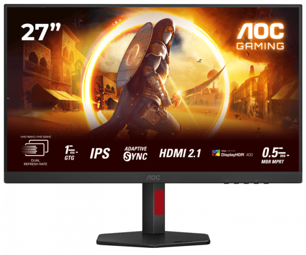 ������� 27" AOC U27G4R Black/Red - �������� 1
