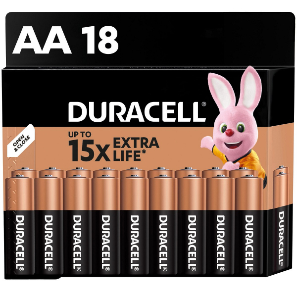 ����� ��������� Duracell AA, 18 ��. (5006192/5014449) - �������� 1