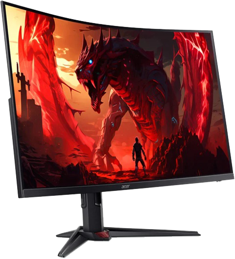 ������� 31.5" Acer XZ323QUZ1bmiiprx (UM.HX3EE.105) Black - �������� 2