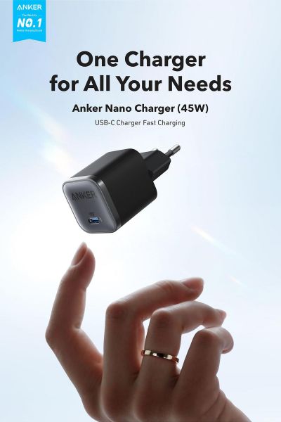 ��������� �������� ������� Anker Nano Charger - 45W USB-C Black (A2692L11) - �������� 2