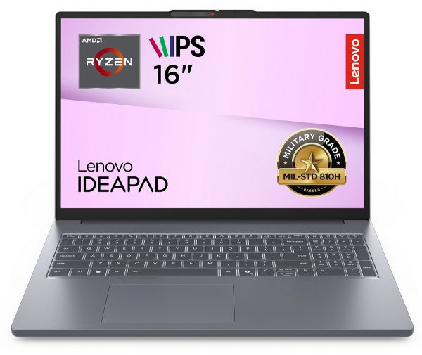 ������� Lenovo IdeaPad Slim 3 16ARP10 (83K8005ERA) Luna Grey - �������� 1