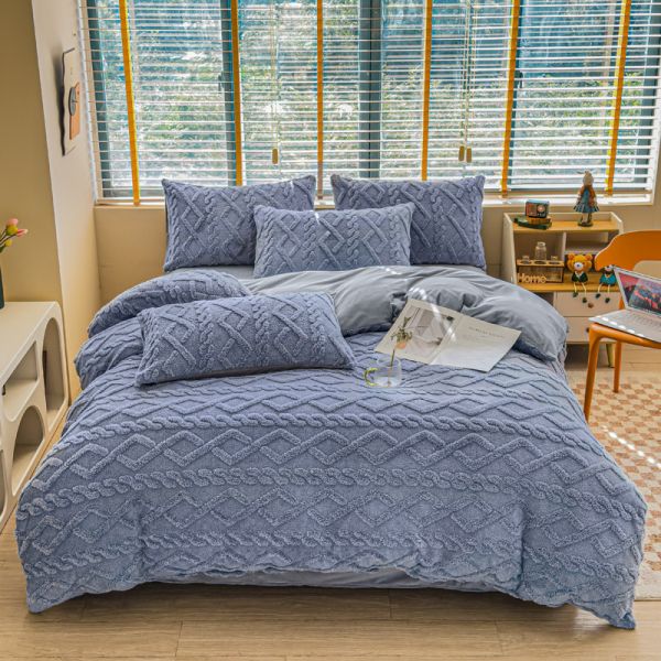 ����� �������� Soho ������ 200�220 �� + 2 ��������� 50�70 �� Romance Blue  (Set carpet+ pillow Blue) - �������� 5