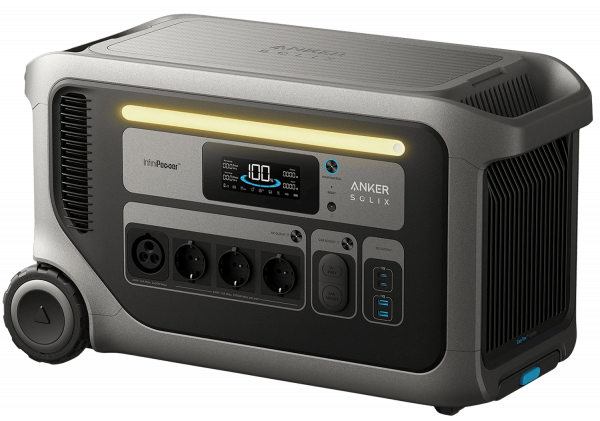 ����������� �������� ������� Anker Solix F3000 - 3072Wh/AC 3600W/100W 2xPD/2xUSB/2xCar/MPPT (A1782311) - �������� 2