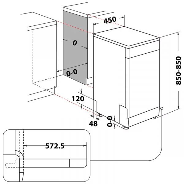 ������������� ������ Indesit DSCFE1B10SRU  (869991615540) - �������� 14