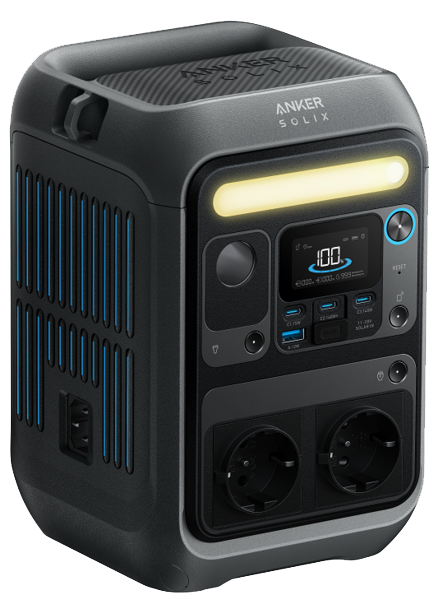 ����������� �������� ������� Anker Solix C300X + PS60 - 288Wh/AC 300W/140W 3xPD/1xUSB/1xCar/MPPT (B1723311) - �������� 8