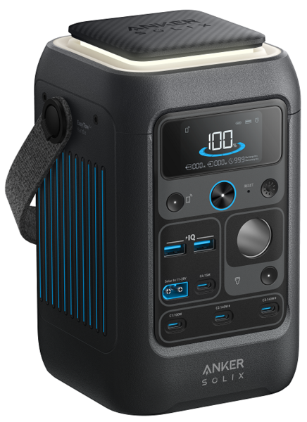 ����������� �������� ������� Anker Solix C300XDC + PS60 - 288Wh/No AC/140W 4xPD/2xUSB/1xCar/MPPT (B1728311) - �������� 8