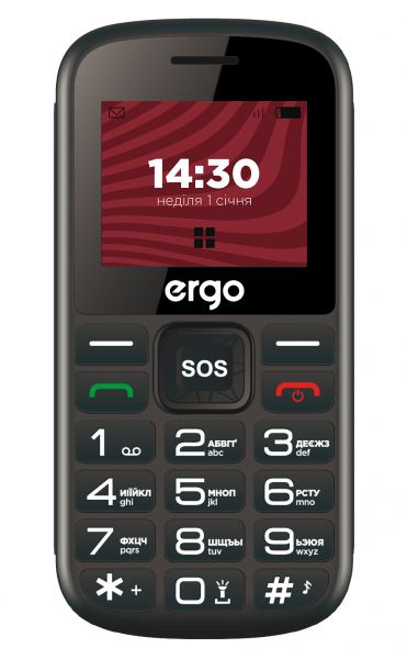 ��������� ������� Ergo R202 Dual Sim Black - �������� 1