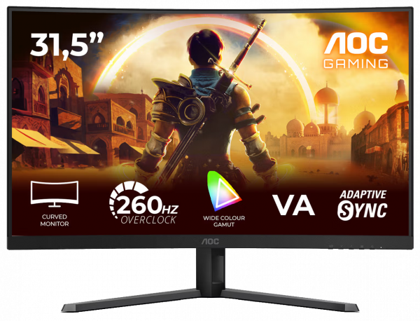 ������� 31.5" AOC C32G42ZE Black - �������� 1
