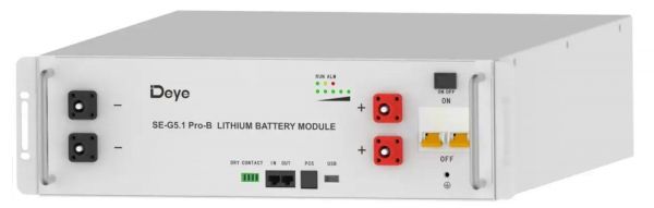������� ��� ��� �������������� ������� Deye SE-G5.1 Pro-B LiFePO4 LV 51.2v 100AH 5.12kwh(SE-G5.1 Pro-B) - �������� 1
