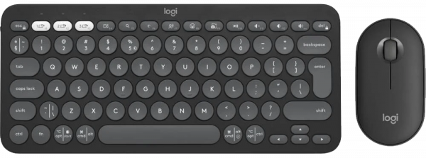 IT ����� Logitech Pebble 2 Combo - Tonal Graphite - US INT'L - 2.4GHZ/BT (L920-012239) - �������� 1