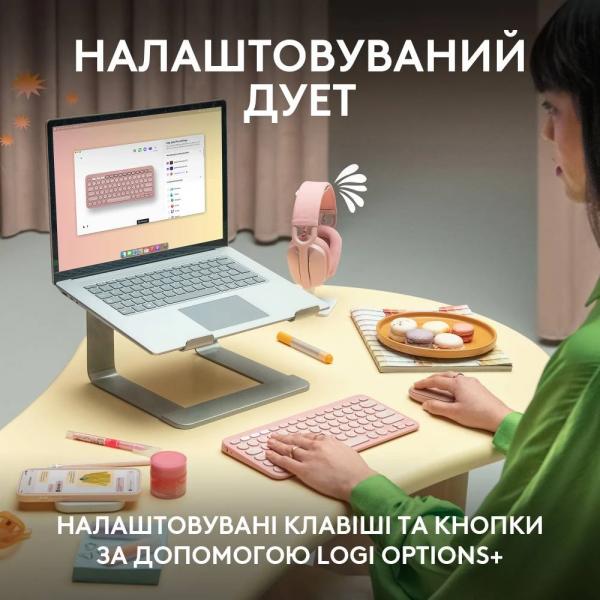 IT ����� Logitech Pebble 2 Combo - Tonal Graphite - US INT'L - 2.4GHZ/BT (L920-012239) - �������� 8