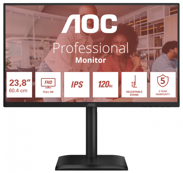 ������� 23.8" AOC 24E4U Black - �������� 1