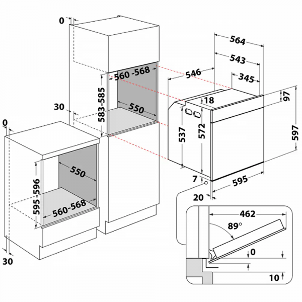 ���������� ������ ���� Whirlpool WOI7A8PT1SB (859991681010) - �������� 9