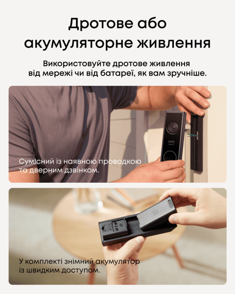 IP-������ Eufy Video Doorbell E340 Black (E8214311) - �������� 5