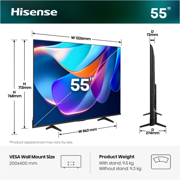 LED-��������� Hisense 55A6S  (20018166) - �������� 2