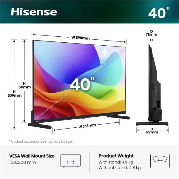 LED-��������� Hisense 40A5S  (20018217) - �������� 2