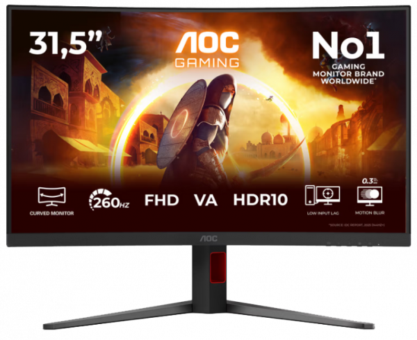 ������� 31.5" AOC C32G4Z Black/Red - �������� 1