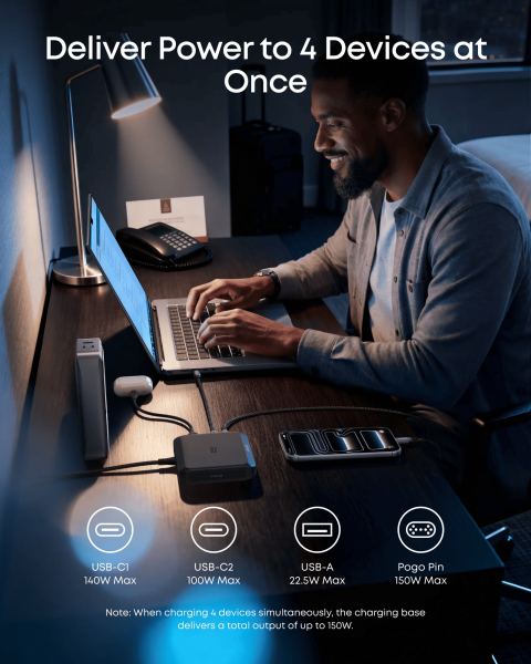 ������� �������� ���������� Anker Charging Base for Anker Prime 150W Black (A1903G11) - �������� 6