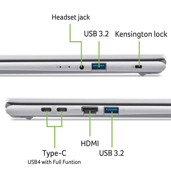 ������� Acer Aspire Go 15 AG15-72P-56WZ (NX.JSVEU.011) Pure Silver - �������� 6