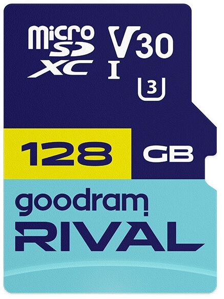 ����� ���'�� ����� ���`�� MicroSDXC 128GB UHS-I/U3 Class 10 Goodram + SD-adapter R100/W70MB/s + SD-adapter (GGSM3AA-1280R12) - �������� 1