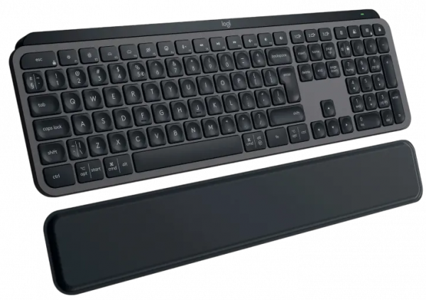 ��������� Logitech MX Keys S, Wireless, Plus Palmrest, Graphite (L920-011589) - �������� 1