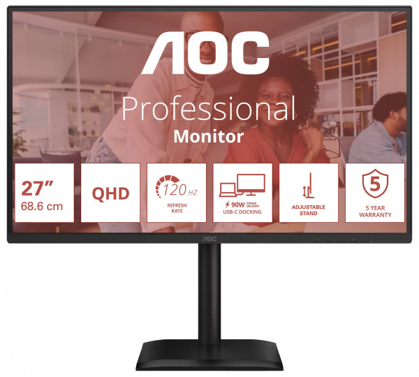 ������� 27" AOC Q27E4CV Black - �������� 1