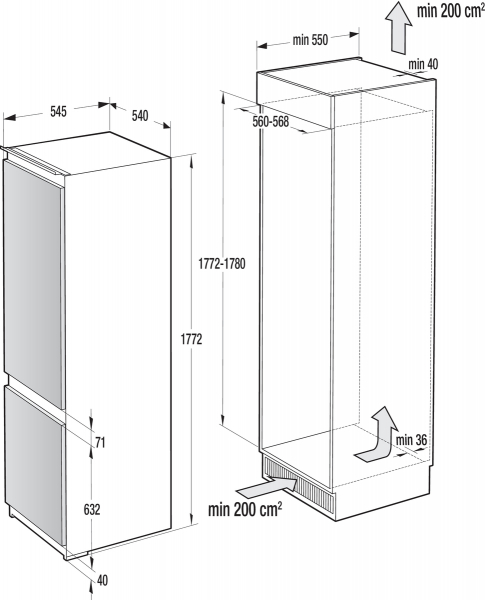 ������������ ����������� ����������� Gorenje NRKI418EP1  (20011296) - �������� 6