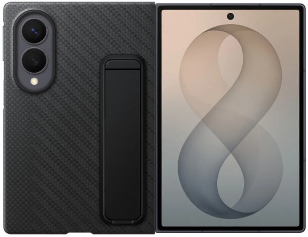 ����� Samsung Fold 8 Carbon Standing Case Black (EF-XF971SBEGUA) - �������� 2
