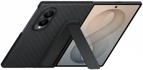 ����� Samsung Fold 8 Carbon Standing Case Black (EF-XF971SBEGUA) - �������� 3