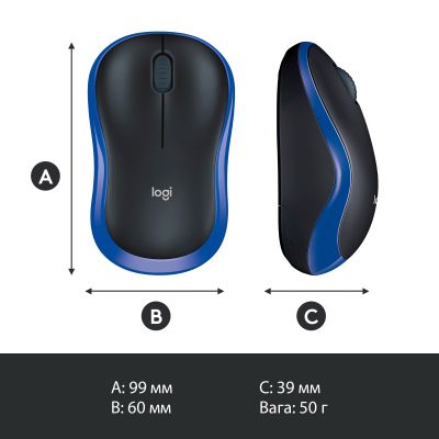 ����� Logitech M185 blue (910-002239) - �������� 9