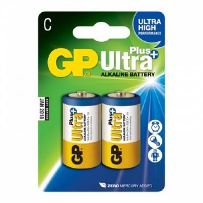  C GP Ultra Plus Alkaline LR14 * 2 GP (14AUP-U2) -  1