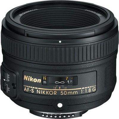  Nikkor AF-S 50mm f/1.8G Nikon (JAA015DA) -  1