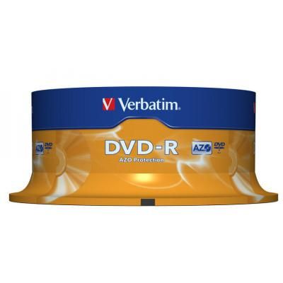  DVD-R 25 Cake VERBATIM 4.7GB, 16X (43522) -  2