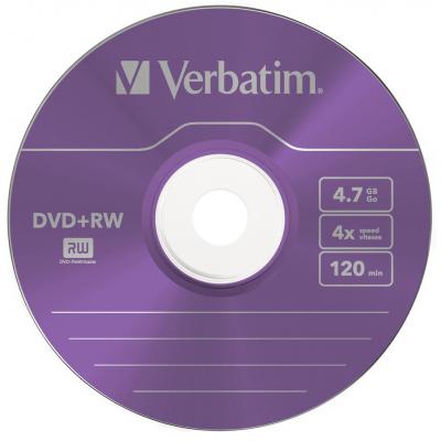  DVD Verbatim 4.7Gb 4x SlimCase 5 Color (43297) -  3
