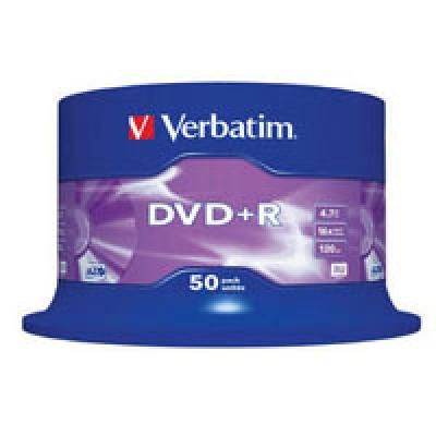 DVD+R 50 Cake VERBATIM 4.7GB, 16X (43550) -  1